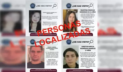 Personas con reporte de b�squeda