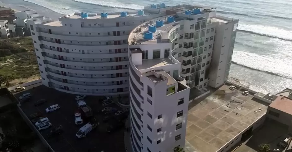 Explosi�n en condominio de Playas