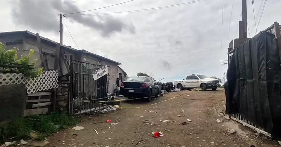 Predio cateado por la FGE BC en el Ca��n de las Carretas