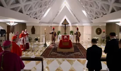El cuerpo del papa Francisco ha sido trasladado a la Bas�lica de San Pedro