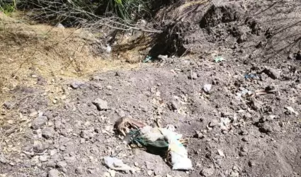 Fosas clandestinas en zona cercana a Culiac�n