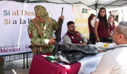 Campa�a de canje de armas de fuego y juguetes b�licos 'S� al Desarme, S� a la Pa