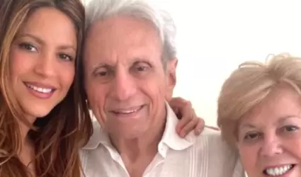 Shakira y sus pap�s