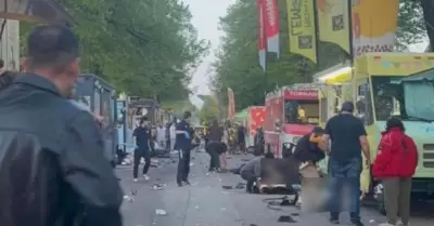 Atropellamiento masivo en Canad�