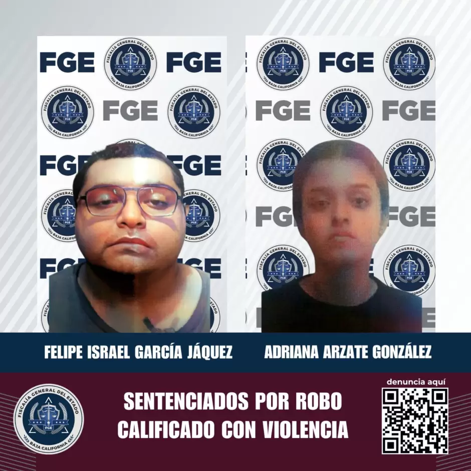 Sentenciados por robo calificado con violencia