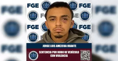 Sentenciado por robo de veh�culo con violencia
