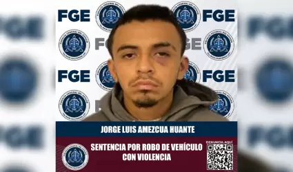 Sentenciado por robo de veh�culo con violencia