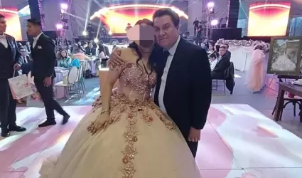 Febronio Ram�rez y su hija