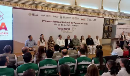 Arranque de la Semana Nacional de Vacunaci�n