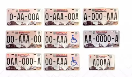 Nuevos dise�os de placas vehiculares