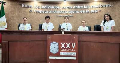 Ni�ez llegan al Congreso