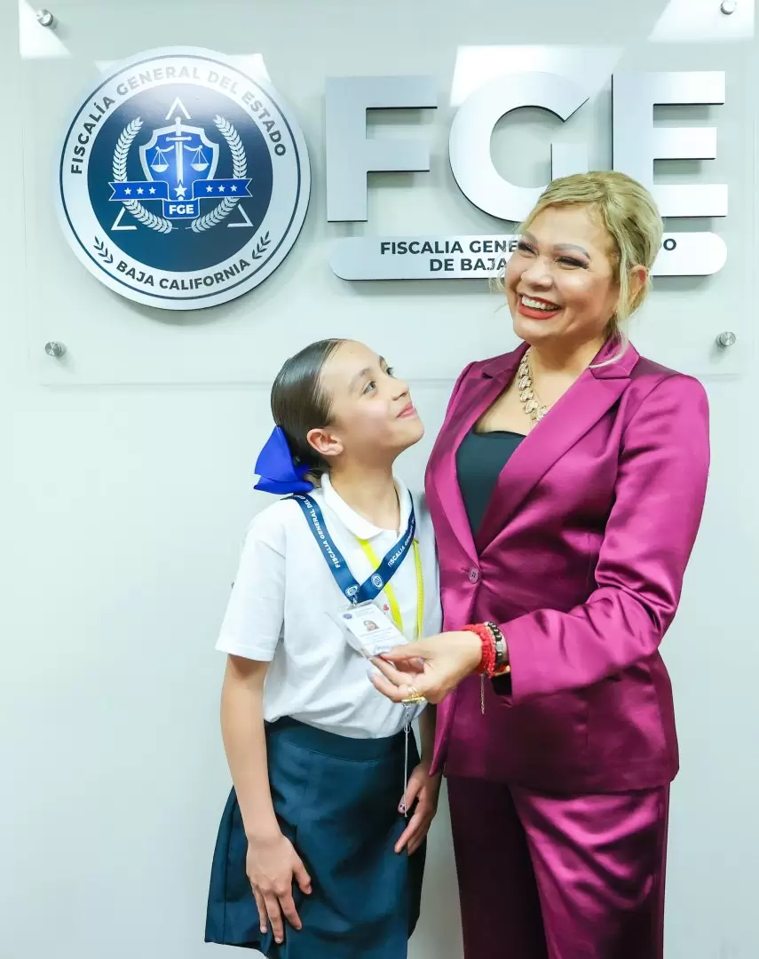 Ni�a Fiscal General 2025 recorre instalaciones de la FGE