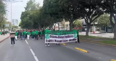 Coalici�n de Colonias Populares (CCP) de Tijuana Marcha para hacer visible su la
