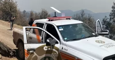 Incendio en sierra de N�cori Chico