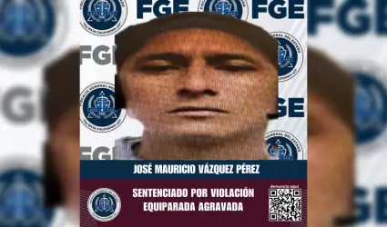Sentenciado por delito de violaci�n equiparada, agravada