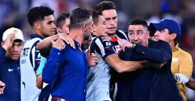 Efra�n Ju�rez y Mart�n Demichelis fueron expulsados