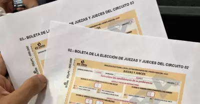 Boletas para elecci�n judicial en Sonora