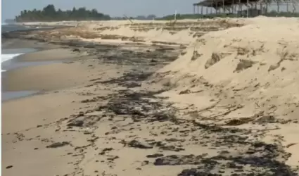 Derrame de hidrocarburo de la refiner�a de Dos Bocas