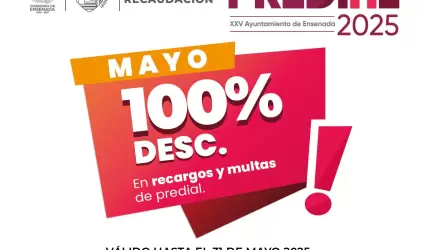 Predial condonaci�n mayo