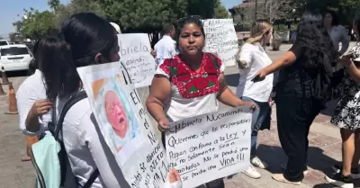 Manifestaci�n de familiares de Juliana Adaly