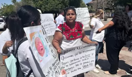 Manifestaci�n de familiares de Juliana Adaly