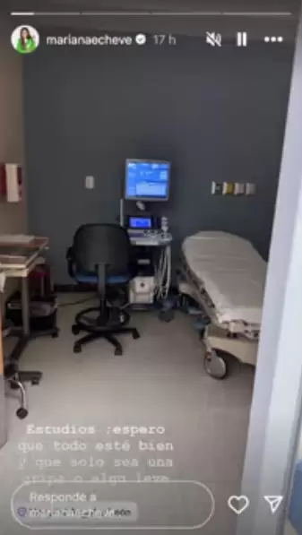 Mariana Echeverr�a en el hospital
