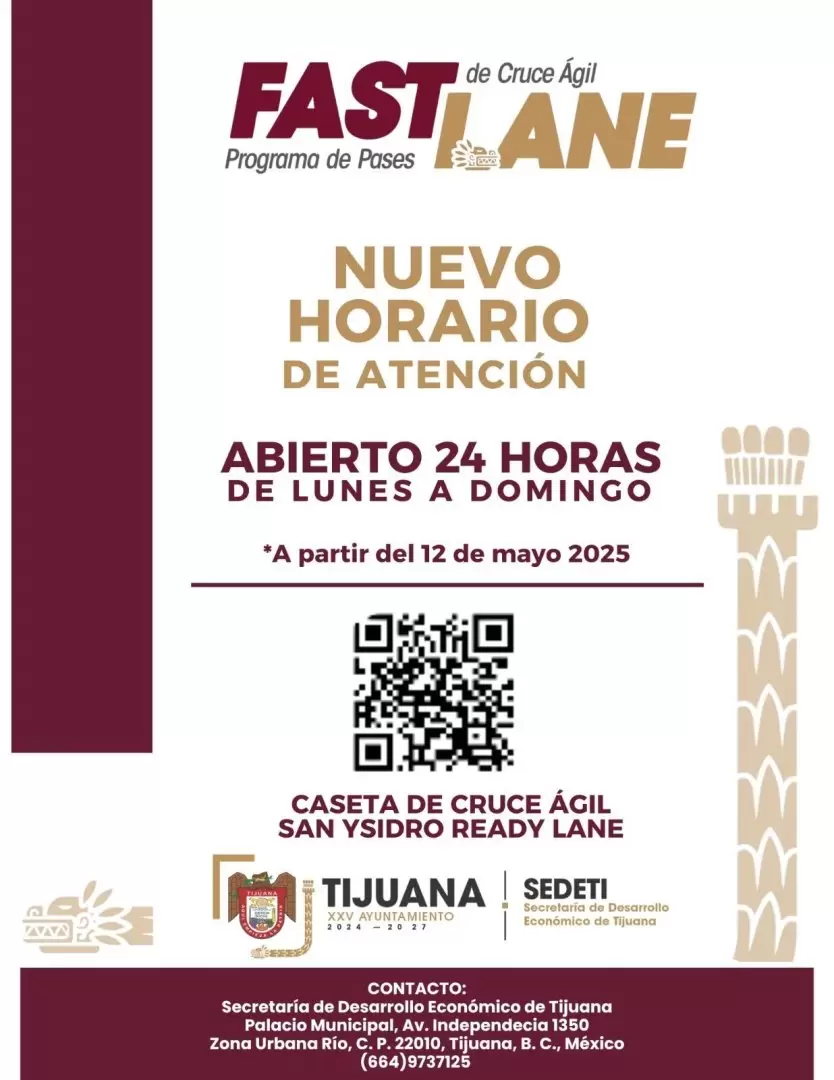 Caseta de Cruce �gil de San Ysidro Ready Lane