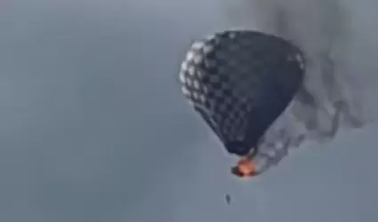 Accidente en globo aerost�tico
