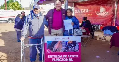 Entregan 6 mil apoyos funcionales de salud para las personas m�s necesitadas
