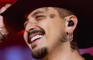 Christian Nodal rega�a a fan que le quiso robar el sombrero