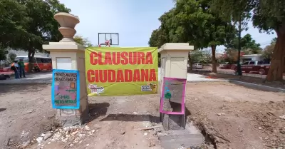Clausura simb�lica de obra de rehabilitaci�n del bulevar Hidalgo