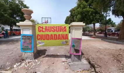 Clausura simb�lica de obra de rehabilitaci�n del bulevar Hidalgo