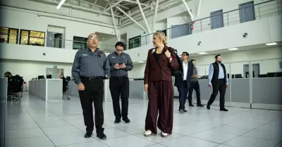 Fiscal general realiza recorrido de supervisi�n en las instalaciones del C5