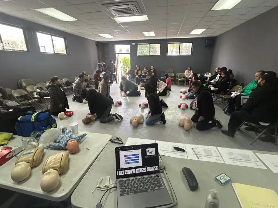Capacitaci�n en primeros auxilios a escuelas p�blicas de Tijuana