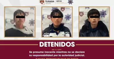 Personas armadas detenidas tras persecuci�n