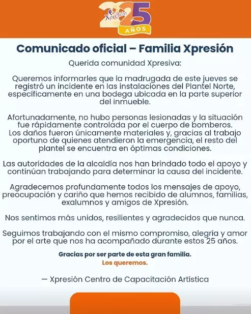 Comunicado Xpresi�n