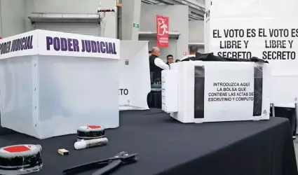 Elecci�n judicial el 1 de junio