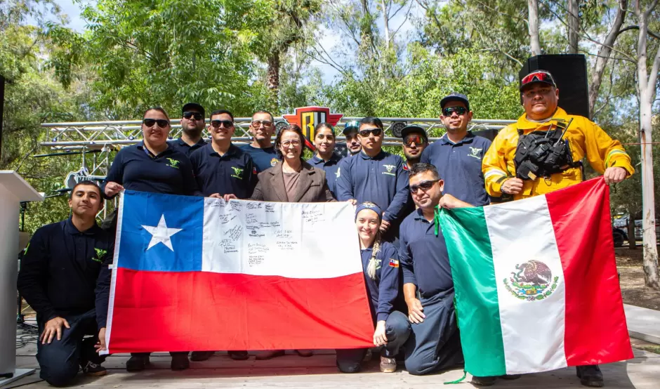 Capacitaci�n contra incendios forestales