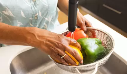 Lavado de verduras