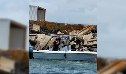 Migrantes en la bah�a de San Diego
