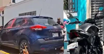 Ubican camioneta y motocicleta que estar�an involucradas en asesinato de funcion