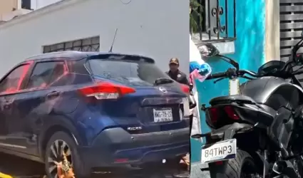 Ubican camioneta y motocicleta que estar�an involucradas en asesinato de funcion
