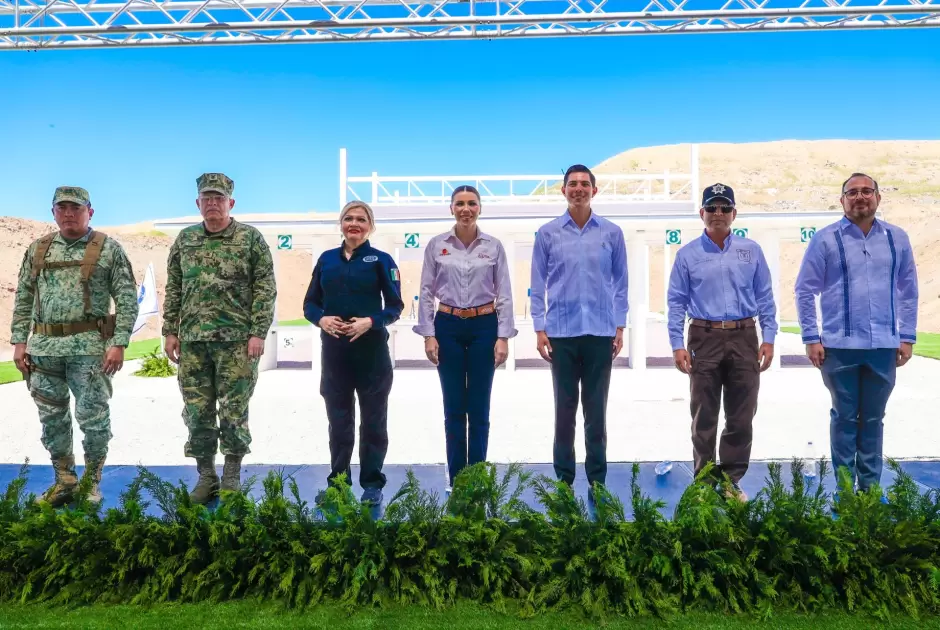 Inauguraci�n de campo de tiro institucional en Tecate
