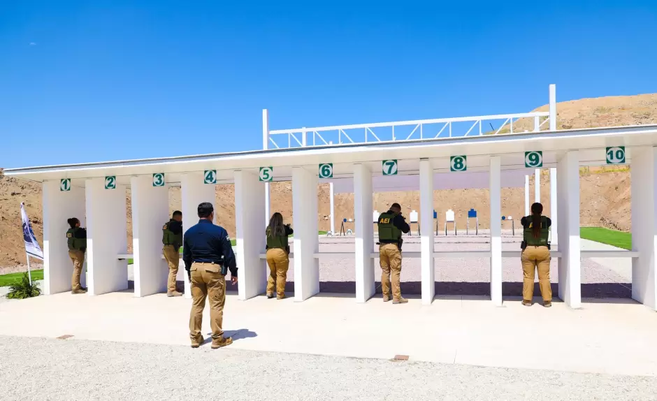 Inauguraci�n de campo de tiro institucional en Tecate