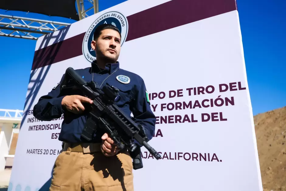 Inauguraci�n de campo de tiro institucional en Tecate