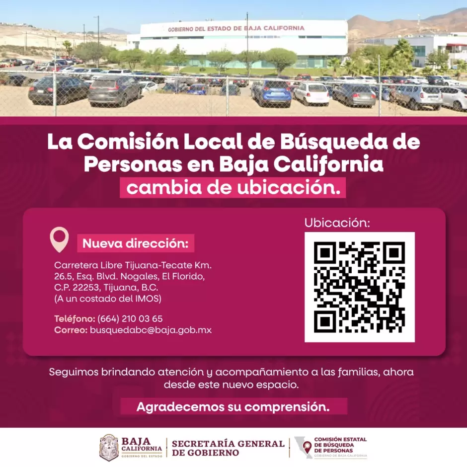 Nueva sede de la Comisi�n Local de B�squeda en Tijuana