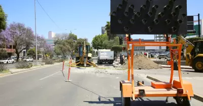 Rehabilitan colector S�nchez Taboada tras da�o de tuber�a sanitaria