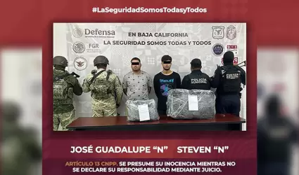 Detenidos con fentanilo tras persecuci�n