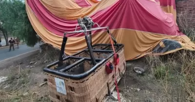 Desplome de globo aerost�tico