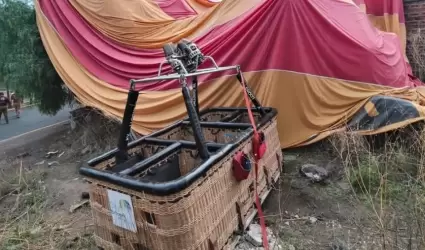 Desplome de globo aerost�tico